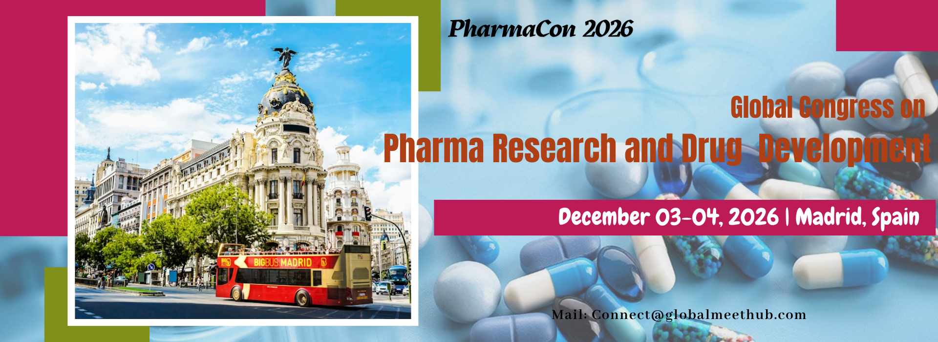 Global Congress on Pharma Research and Drug Development